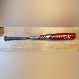 USSSA - Marucci Silver and Red Baseball Bat